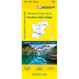 Trentino-S&uuml;dtirol 1:200.000