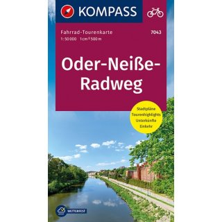 Kompass Leporello Oder-Neie-Radweg