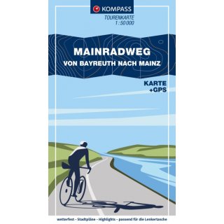 Kompass Leporello Mainradweg