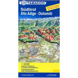 Sdtirol / Alto Adige - Dolomiti 1:150 000