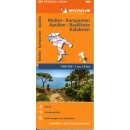 Molise, Kampagnien, Apulien, Basilikata, Kalabrien 1:400.000