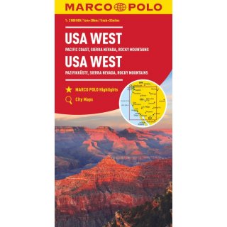 USA West 1:2.000.000