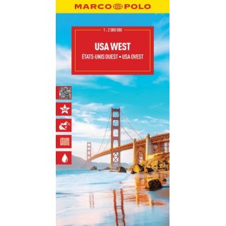 USA West 1:2.000.000