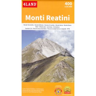 Monti Reatini 1:25.000