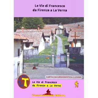 Franziskuswege von Florenz nach La Verna 1:25.000