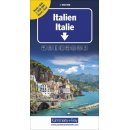 Italien Nord + S�d Strassenkarte