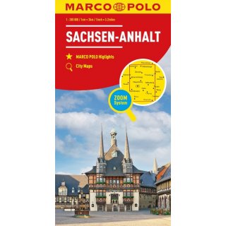 Sachsen-Anhalt Marco Polo Regionalkarte 8