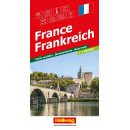 Frankreich Strassenkarte
