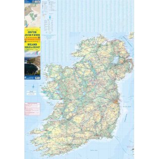 Ireland, Dublin & Belfast 1:550.000/1:12.500