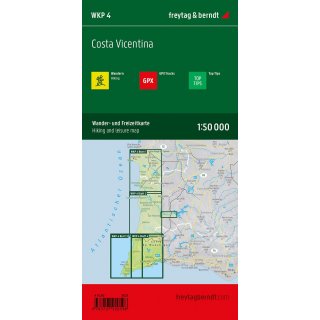 Costa Vicentina, Wanderkarte