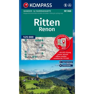 WK 068 Ritten, Renon 1:25.000