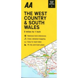 West Country & South Wales 1 : 200 000