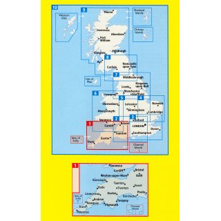 West Country & South Wales 1:200.000