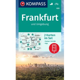 WK 828 Frankfurt u.Umgebung (2 Karten) 1:50.000