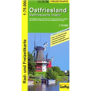 Ostfriesland Ostfriesische Inseln 1:75.000