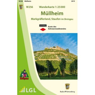 W256 Mllheim Markgrflerland 1:25.000