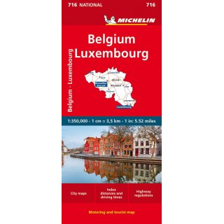 Belgien, Luxemburg 1:350.000