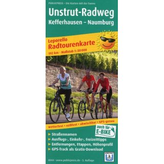 Publicpress Leporello Unstrut-Radweg