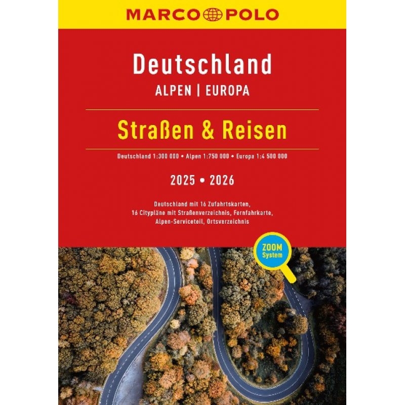 MARCO POLO Straßen & Reisen 2024/2025 Deutschland 1300.000