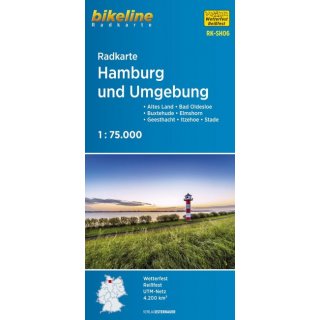 Hamburg und Umgebung 1:75.000