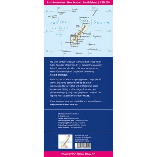 Neuseeland Sdinsel 1:550.000