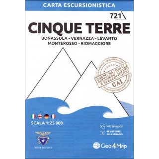 721 Cinque Terre 1:25.000