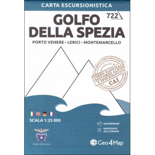 722 Golfo della Spezia 1:25.000