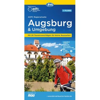 Augsburg und Umgebung, 1:75.000