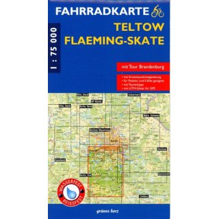 Teltow Flaeming-Skate Fahrradkarte