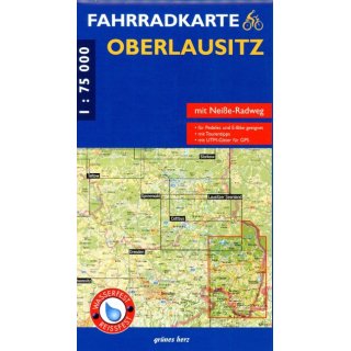 Oberlausitz Fahrradkarte 1:75.000