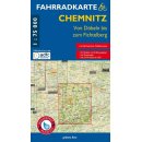 Chemnitz Fahrradkarte 1:75.000