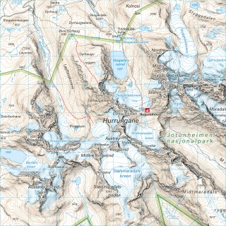 Jotunheimen 1:50.000