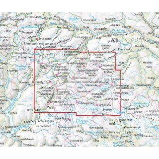 Jotunheimen 1:50.000