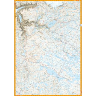 Hardangervidda nord 1:50.000