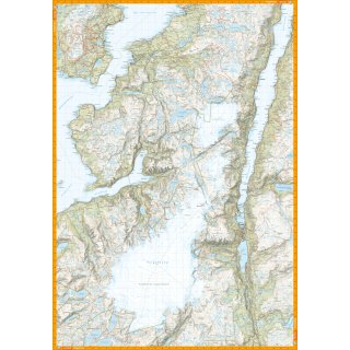 Hardangervidda vest, Trolltunga & Folgefonna 1:50.000