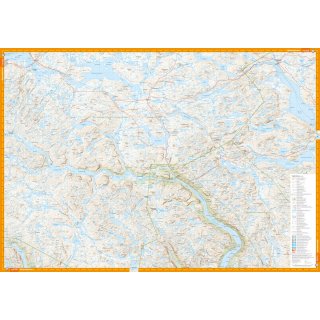 Hardangervidda sr 1:50.000