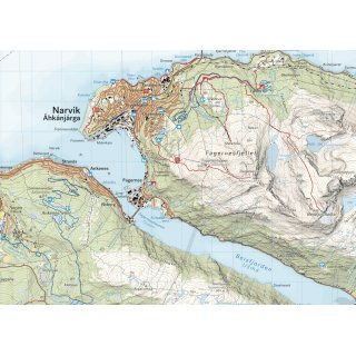 Narvik 1:50.000