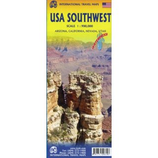 Usa Southwest 1:900,000