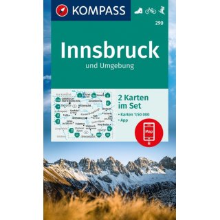 WK 290 Innsbruck und Umgebung (2 Karten) 1:50.000