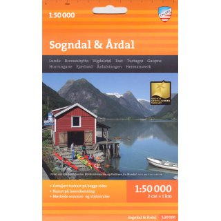 Sogndal & &Aring;rdal 1:50.000