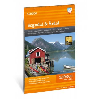 Sogndal & rdal 1:50.000