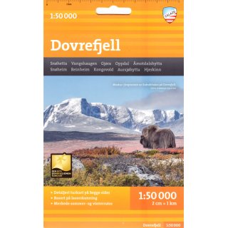Dovrefjell 1:50.000