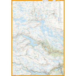 Finse, Hallingskarvet & Aurlandsdalen 1:50.000