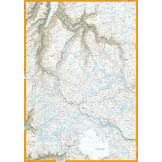 Finse, Hallingskarvet & Aurlandsdalen 1:50.000