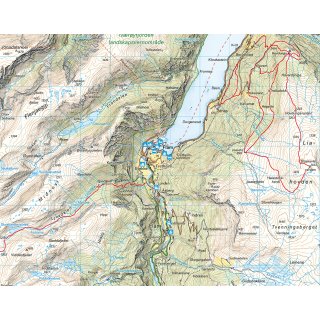 Finse, Hallingskarvet & Aurlandsdalen 1:50.000