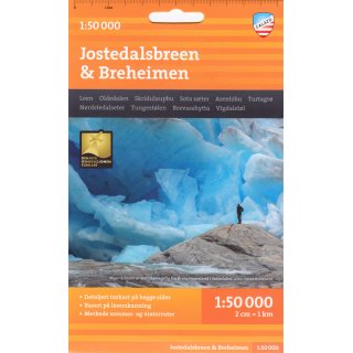 Jostedalsbreen & Breheimen 1:50.000