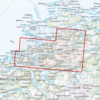 Fjordruta 1:50.000