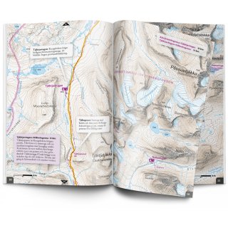 Kungsleden Wanderatlas 1:50.000