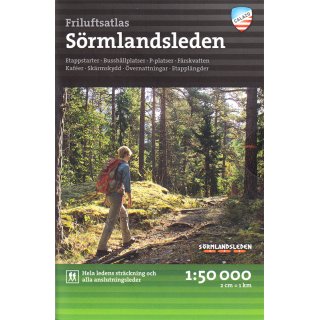 Srmlandsleden Wanderatlas 1:50.000