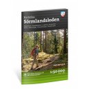 S&ouml;rmlandsleden Wanderatlas 1:50.000